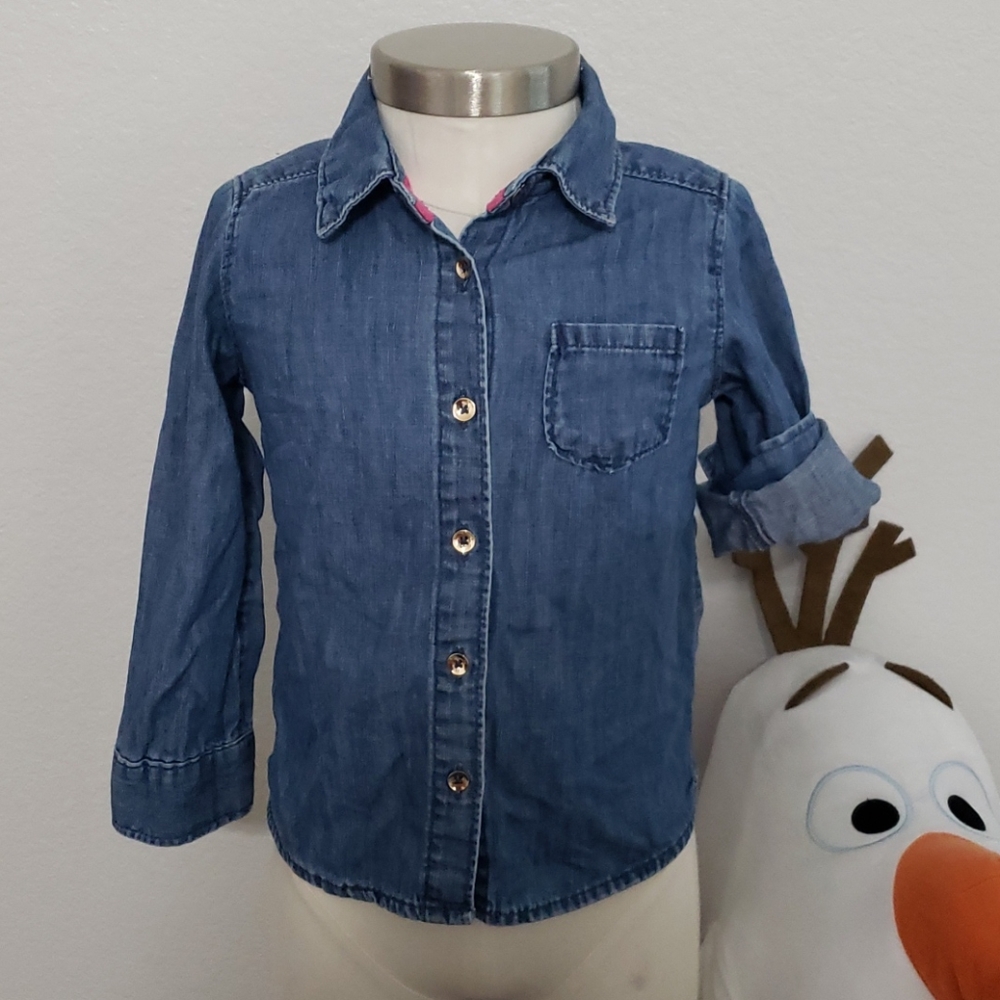 Toddler Girl's Denim Shirt (2T)